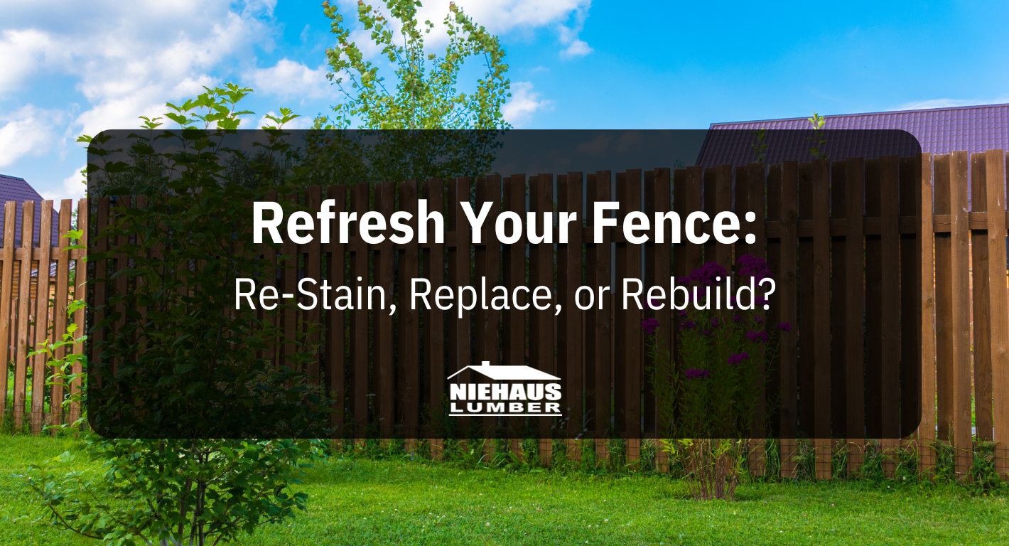 Refresh Your Fence: Re-Stain, Replace, or Rebuild?